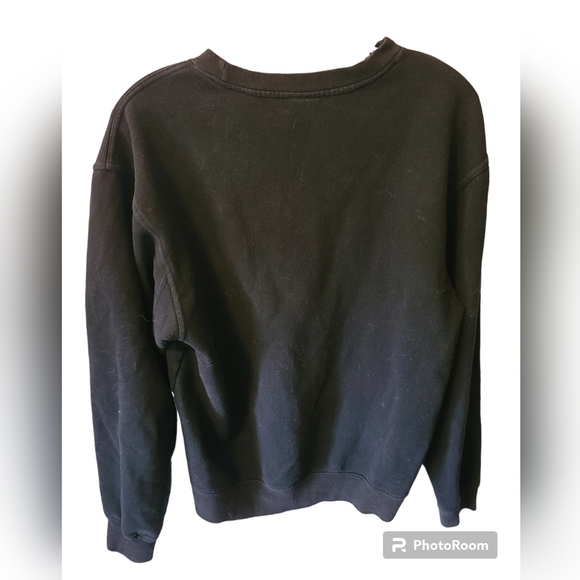 BROKEN PROMISES Long Sleeve Black Sweatshirt Size Medium - Picture 2 of 6